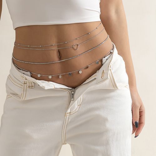 Women's Chain Belt Silver and Gold Waist Belt Great Quality