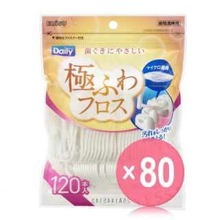 EBISU - Daily Extra Soft Floss (x80) (Bulk Box)