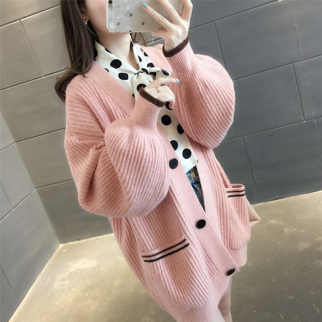 Sienne-V-Neck Cardigan