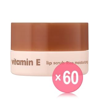 THE FACE SHOP - Vitamin E Lip Scrub Rice (x60) (Bulk Box)