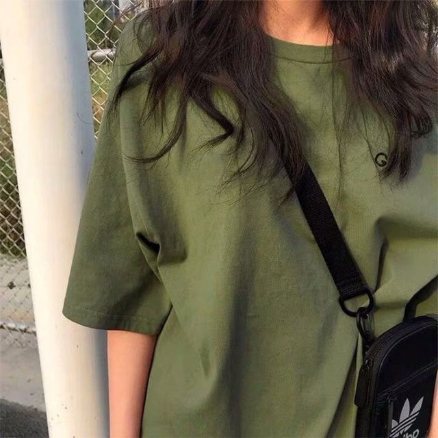 Hevnir-Elbow-Sleeve Plain T-Shirt