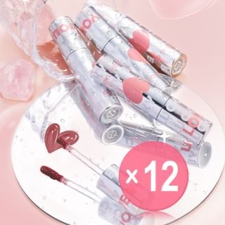 GOGO TALES - Love Mirror Lip Gloss - 4 Colors (5-8) (x12) (Bulk Box)