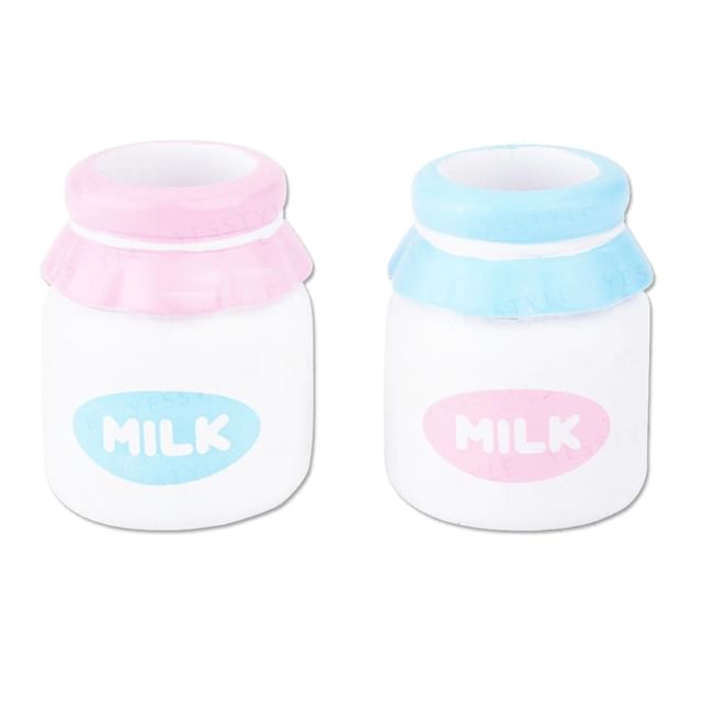 DAISO Toothbrush Stand Milk Bottle YesStyle