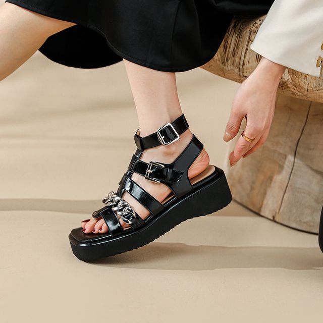 flatform gladiator sandals