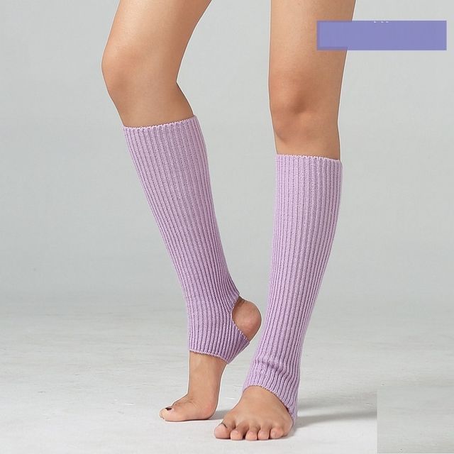 Bolgivy-Plain Cutout Ribbed Leg Warmers
