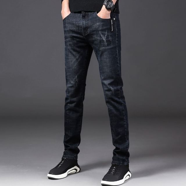 Nataro-Mid Rise Slim Fit Jeans