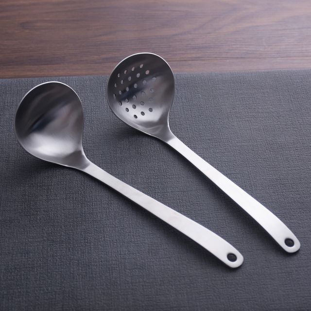 Hashi-Stainless Steel Ladle Strainer Ladle Set