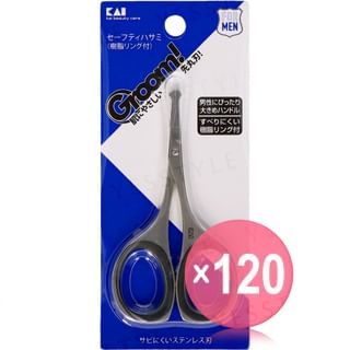 KAI - Safety Scissors For Nose Hair For Men (x120) (Bulk Box)