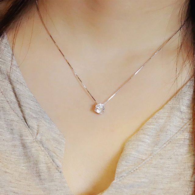 Halfla-Rhinestone Pendant Alloy Choker