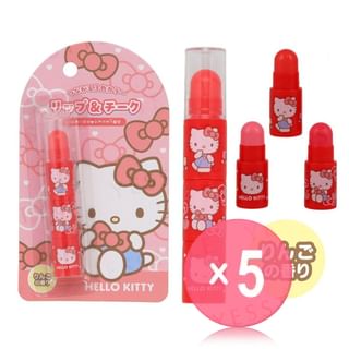 SHOBIDO - Sanrio Hello Kitty Lip & Cheek 5pcs Bundle Set
