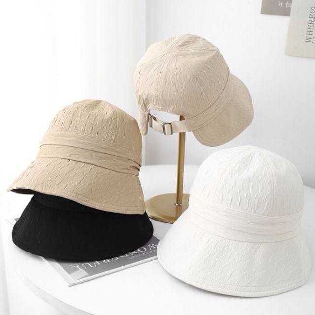 FROME-Plain Textured Sun Hat