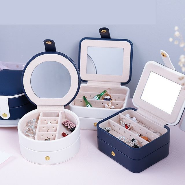 Yelimi Faux Leather Jewelry Box (various designs) YesStyle