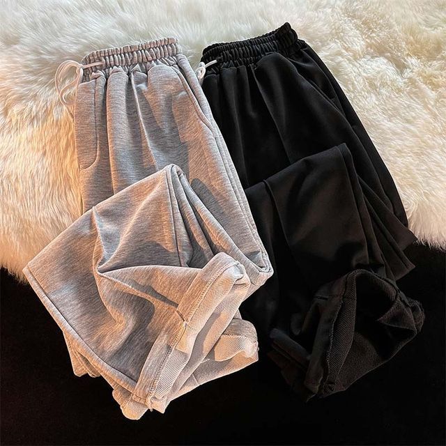 Hushgrain-Wide Leg Sweatpants