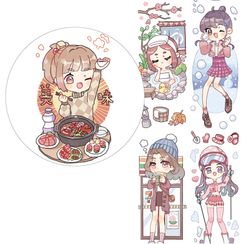 Mermaid's Murmur - 卡通印花美纹纸胶带 Mermaid's Murmur - 卡通印花美纹纸胶带