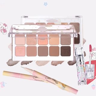 FLORTTE - Bundle: Crystal Radiance Eyeshdow Palette & Lip Set