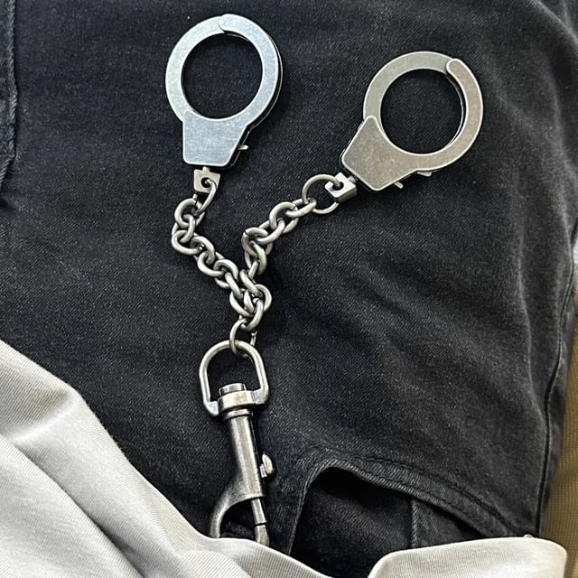 BABLIBU-Metal Handcuff Keychain