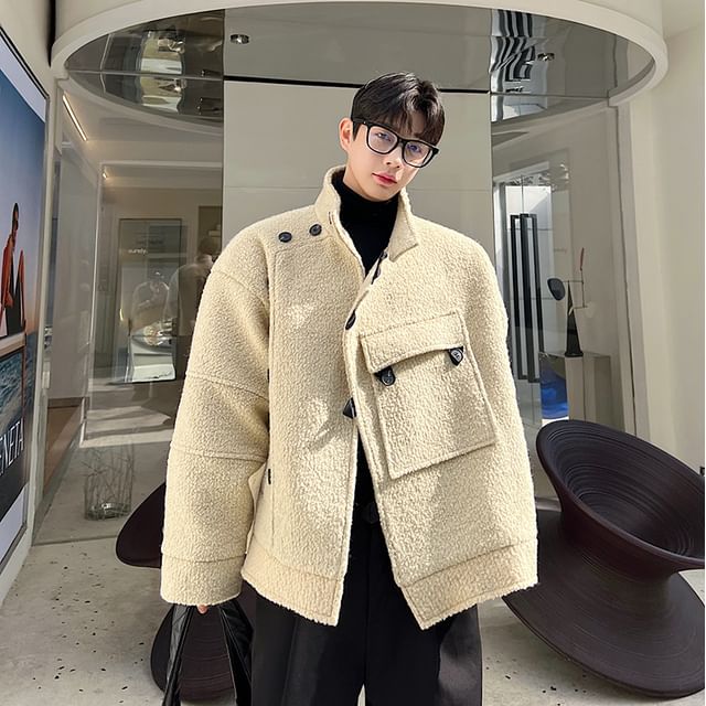 Patow-Turtleneck Fleece Zip-Up Jacket