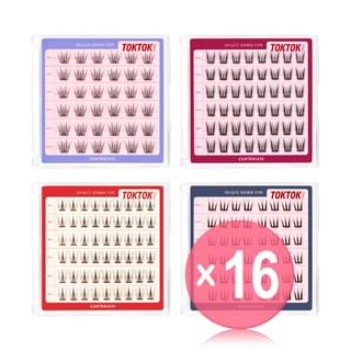 CORINGCO - Toktok-Hara No Glue Eyelash Long Version - 4 Types (x16) (Bulk Box)