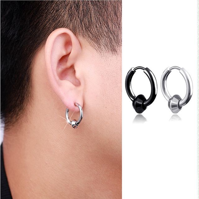 Prushia-Plain Hoop Earring Clip-On Earring