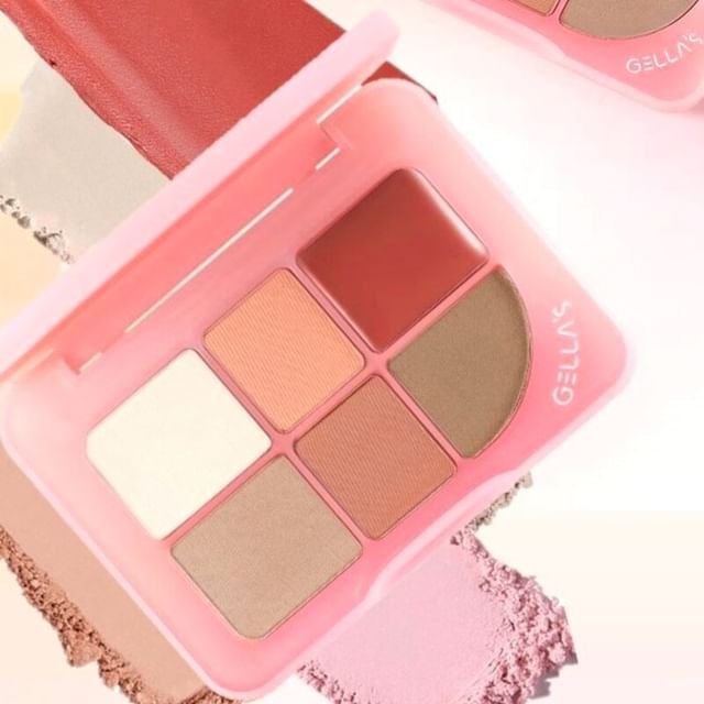 GELLA-S-6 Colors Multi Function Palette - H02 Chestnut
