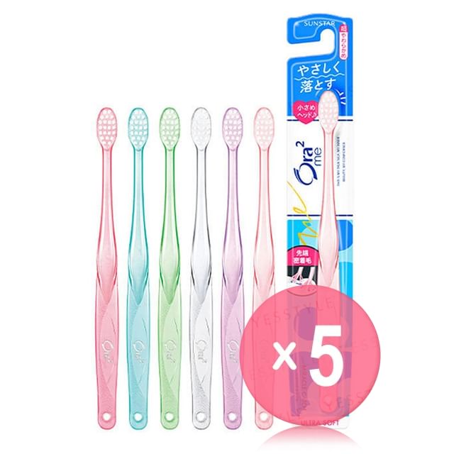 Sunstar-Ora2 Miracle Catch Hair Toothbrush 5pcs Bundle Set