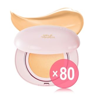 Milk Touch - All-day Skin Fit Milky Glow Cushion - 20 Colors (x80) (Bulk Box)