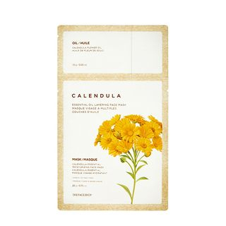 THE FACE SHOP - Calendula Essential Oil Layering Face Mask 1pc
