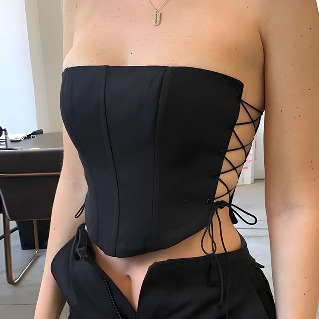 Find Cheap, Fashionable and Slimming sexy strapless corset bodysuit 
