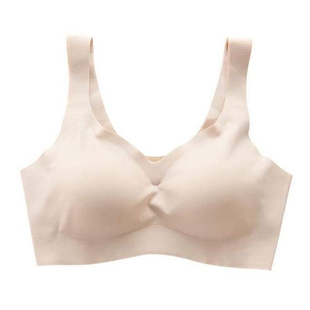 camikiss-Plain Seamless Wireless Sports Bra