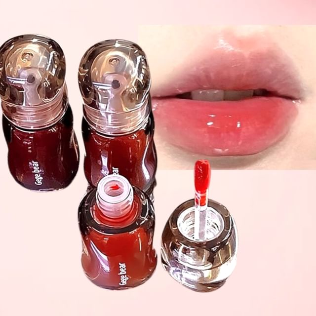 Gege Bear-Crystal Translucent Lip Glaze - 4-6