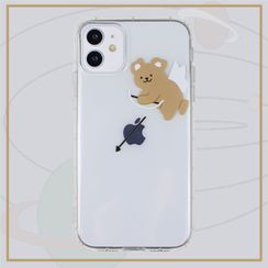 KeCase - Bear Cupid Angel Print Transparent Phone Case - iPhone 11 Pro Max / 11 Pro / 11 / SE / XS Max / XS / XR / X / SE 2 / 8 / 8 Plus / 7 / 7 Plus KeCase - Bear Cupid Angel Print Transparent Phone Case - iPhone 11 Pro Max / 11 Pro / 11 / SE / XS Max / XS / XR / X / SE 2 / 8 / 8 Plus / 7 / 7 Plus