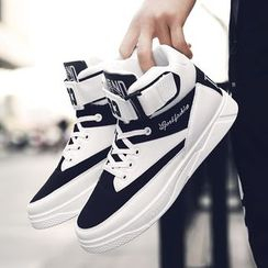 Viffara - High Top Lace Up Sneakers Viffara - High Top Lace Up Sneakers