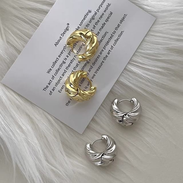 Seirios-Braided Huggie Earring
