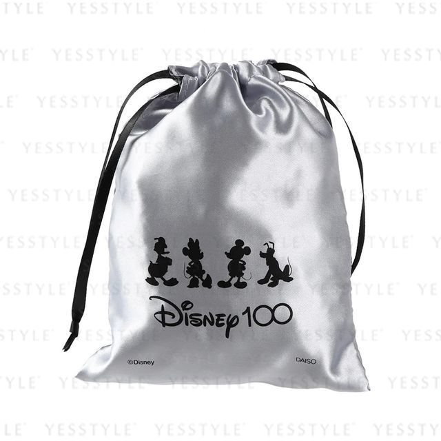 DAISO Disney 100 Platinum Series Drawstring Bag YesStyle
