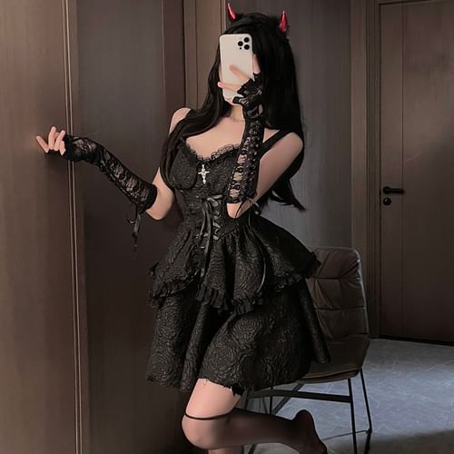 Devil Lingerie Costume Set