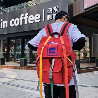 Mulgam-Pocket Detail Lightweight Backpack