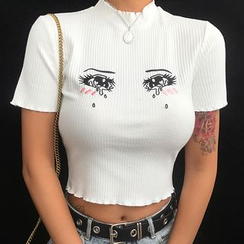 Thetis - Embroidered Crop Top Thetis - Embroidered Crop Top