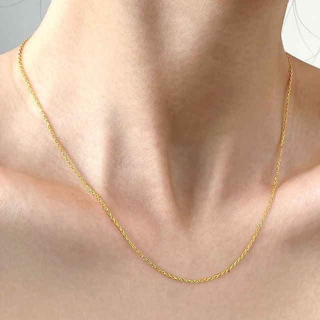 A-ROCH-925 Sterling Silver Necklace