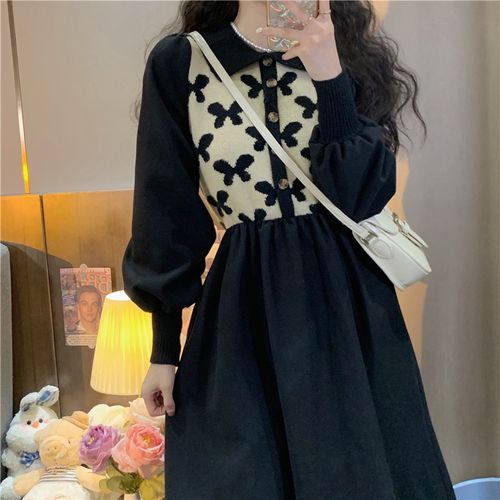 Butterfly Sleeve Knit Dress 初めて出品します - emmacoffey.ie