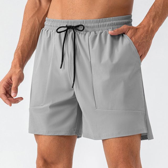 FoxFlair-Low Rise Plain Drawstring Shorts