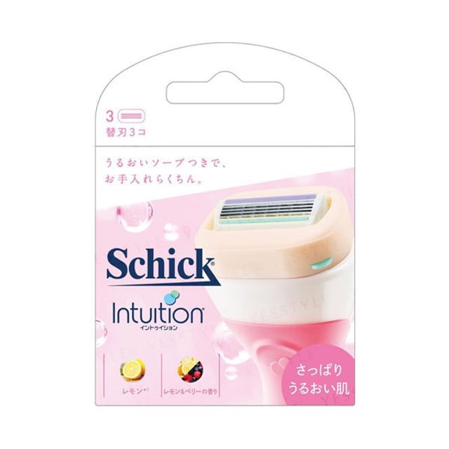 Schick Japan-Intuition Refreshing Moisturizing Skin Razor Blade Refill
