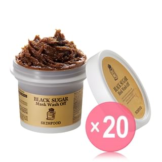 SKINFOOD - Black Sugar Mask Wash Off (x20) (Bulk Box)