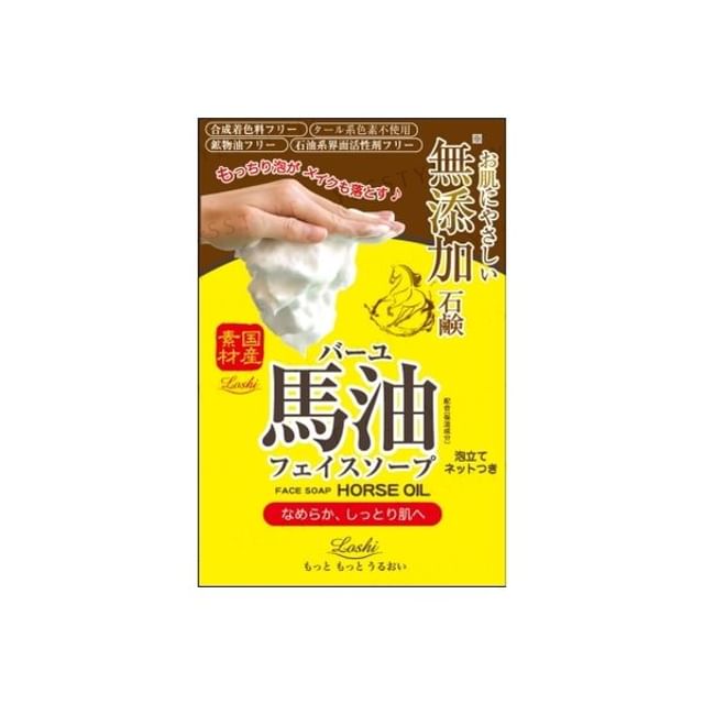 Cosmetex Roland-Loshi Moist Aid Horse Oil Face Soap-100g
