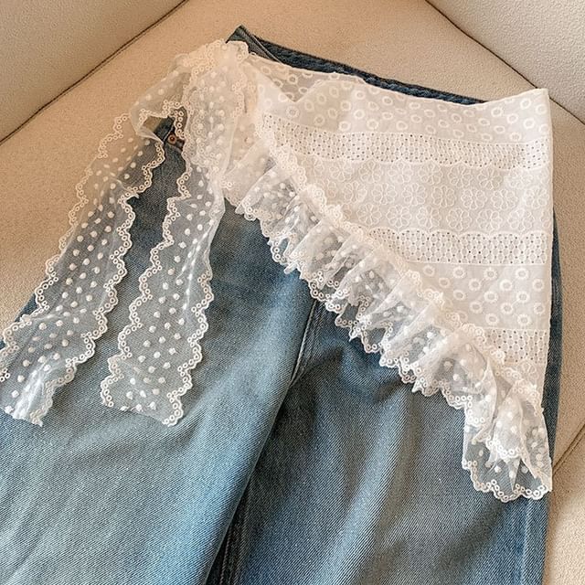 Amandier-Lace Triangle Scarf Various Designs