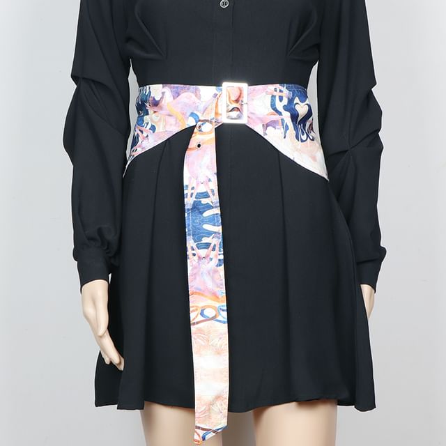 Poyol-Square Buckle Waist Belt