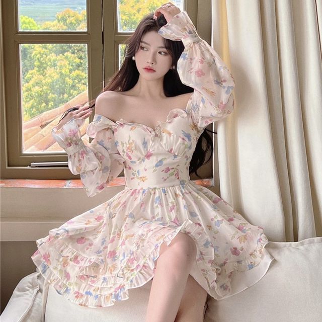 off white off the shoulder dress White 100% Cotton Midi Off-Shoulder Dress 66