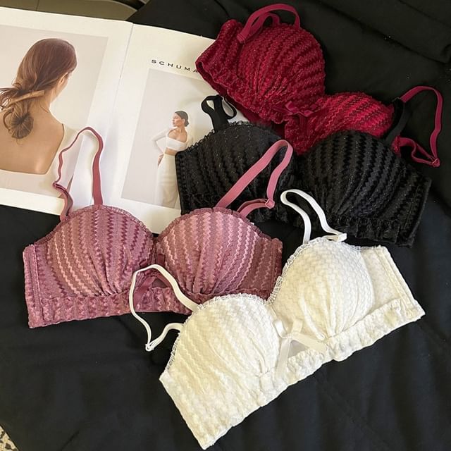 Gecko-Half Cup Plain Bra