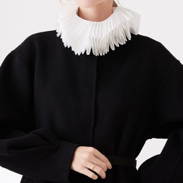 MIOW-Plain Pleated Decorative Collar