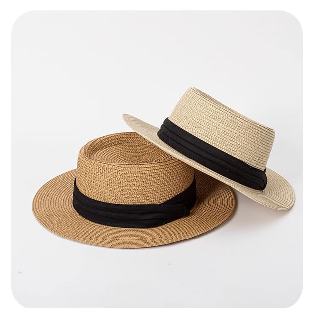 FROME-Straw Boater Hat