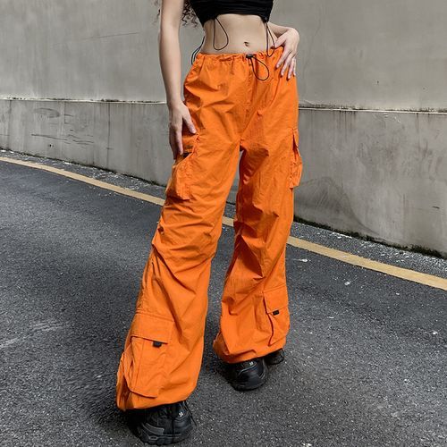 The Best Orange Cargo Pants For Women to Shop Right Now